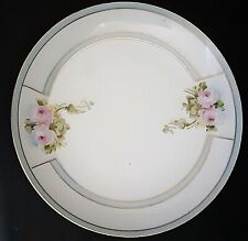 Antique 1906-1914 Stouffer Hand Painted Plate Pink Flowers Gold Detailing 6.5