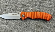 Schrade SCH221OR Liner Lock Knife 3.46