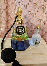 Vintage 'MARCEL FRANCK',  Iridescent Atomizer Perfume Bottle. picture
