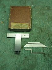 Vintage STARRETT NO. 453 DIE MAKER SQUARE 3 BLADES Machinist Tool & Die Maker picture