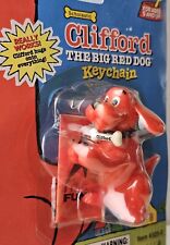 Clifford The Big Red Dog Firehouse VTG Keychain 2001 Basic Fun Scholastic Hugs picture