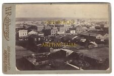 EARLY DENVER COLORADO TERRITORY 1860s cabinet card photo H Rothberger 1883 picture