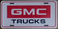 Vintage GMC License Plate Embossed Metal New Old Stock Trucks #2084 picture