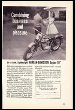 1960 Harley-Davidson Super-10 *Business & Pleasure* vintage Motorcycle AD picture