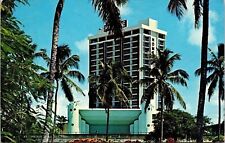 Circle Park Hollywood FL Florida Palms Postcard Cancel PM WOB Note VTG Vintage picture