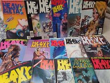 Lot Of 16 Heavy Metal Magazine 1985 1986 Complete Olivia Boris Frazetta Comic @@ picture