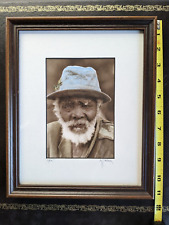 Vintage Hand Colored  Photo by Michael Parmer MACK African American Man Virginia picture