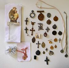 religious jewelry lot  Antique Unique Items Estate Find  picture