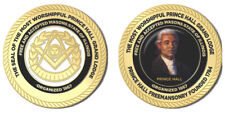 Prince Hall Masonic Challenge Coin and Lapel Pin 2 Piece Set picture