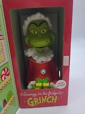 Hallmark Grinch Grumpy In The Fridge Motion Activated Talking Figure 2013 New picture