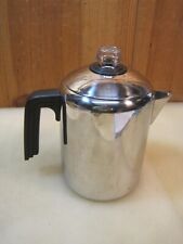 Farberware Stainless Stove-Top Coffee Pot L7680 Percolator 4-8 Cup Complete 7420 picture