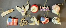 Lenox Tree of Independence Ornaments July 4th Porcelain Set of 9+ MUST READ picture