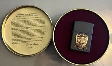 Vintage D-Day Normandy Zippo Lighter & Case 50 Year Commemorative New No Fire picture