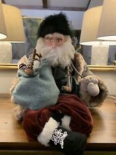 Heart Warmers Hand Crafted ‘ Old Tymey Santa’ Christmas Decoration Huge 20” picture