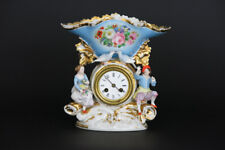 Stunning Antique French porcelain Clock gout de jacob petit figurines bird  picture