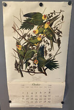 1949 Oct – Dec Northwestern Mutual Calendar With Carolina Parrot. John J Audobon picture