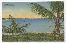 Mangrove Bay Somerset Bermuda Linen Posted 1950 Postcard picture