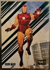 2022 Fleer Ultra Avengers Green Foil Iron Man #35 picture