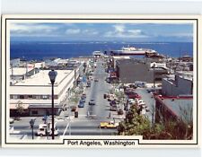 Postcard Bird's Eye View Port Angeles Washington USA picture