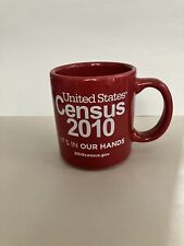 Collectible US 2010 Census Mug In Very Good Condition picture