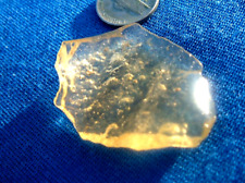 Libyan Desert Glass Meteorite Tektite impact specimen(  60 crt) Super Flat Gem A picture