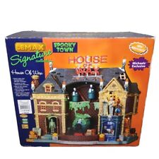 Lemax Spooky Town Signature Collection House of Wax 2009 Retired Piece Tested picture