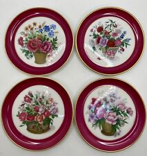 Vintage Kaiser Porcelain Floral Coasters/Small Plates, Made In W. Germany, 4,EUC picture
