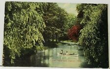 Detroit Michigan, Canal Belle Isle 1910 New Haven to Ann Arbor Mich Postcard H18 picture