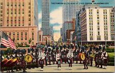 Linen Postcard The Famous Kilt Band at Civic Center in Oklahoma City, Oklahoma picture