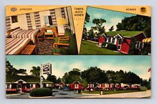 c1954 Tampa Auto Haven Motor Motel US 41 Tampa FL Roadside America Postcard picture