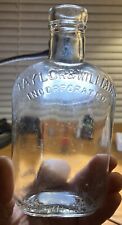 Vintage  PRE-PRO TAYLOR & WILLAMS 1/2 Pint Whiskey Flask  Louisville Kentucky picture