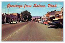 c1960's Greetings From Salina Utah UT Unposted Hub Of Rich Agricultural Postcard picture