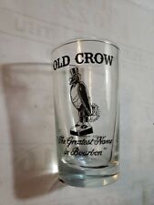 Vtg  *OLD CROW* Bourbon Whiskey Glass - Frankfort, Kentucky National Distiller picture