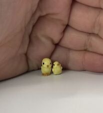Retired Vintage Hagen Renaker Miniature Very Tiny Chick Figurines Trinkets picture