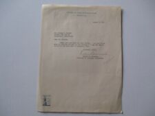 OFFICE OF WAR INFO LETTER TYPED W AUTOGRAPH ROBERT E SHERWOOD FAMOUS 1943 picture