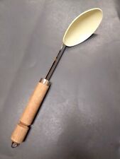 Vintage Bonny USA Serving Spoon Off White Plastic Nylon picture