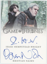 Isaac Hempstead Wright Kristian Nairn 2016 Game Of Thrones Auto Bran Hodor 26536 picture