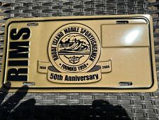 2008 Rhode Island BOOSTER License Plate ** RIMS  **50th Anniversary 1958 - 2008 picture