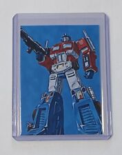 Optimus Prime Limited Edition Artist Signed Transformers Trading Card 5/10 picture