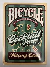 WOW Bicycle COCKTAIL PARTY 52 Drink Recipes Playing Cards NEW & FAST  picture