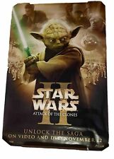 STAR WARS Episode 2 Attack Of The Clones 40x27 inch Promotional Poster Rare size picture