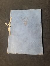 1921 FOND DU LAC WISCONSIN HIGH SCHOOL YEARBOOK LIFE FHS VINTAGE ANTIQUE picture