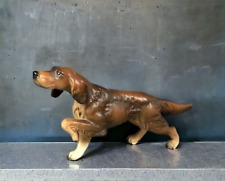 Pointer Hunting Dog Figurine Norcrest Japan Brown Color 5.25