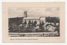 Church of St. Mary the Virgin, Warwick, Bermuda Collotype Posted 1928 Postcard picture