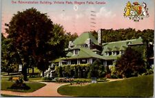 Vtg 1925 Administration Building Victoria Park Niagara Park Canada Postcard picture