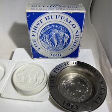 VTG AVON The First Buffalo Nickel 1913 USA Clint Soap & Metal Dish For Men 5