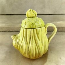 Vintage 1980s Ceramic Miniature Teapot Small Carafe Vegetable Fruit Whimsical picture