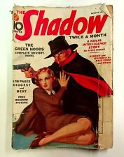 Shadow Pulp Aug 15 1938 Vol. 26 #6 FR/GD 1.5 picture
