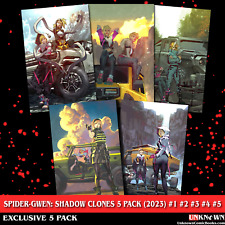 [5 PACK VIRGIN] SPIDER-GWEN: SHADOW CLONES #1 #2 #3 #4 #5 UNKNOWN COMICS KAEL NG picture