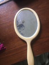Vintage Vanity Hand Mirror OVAL BAKELITE  Mirror 13 INCHES picture